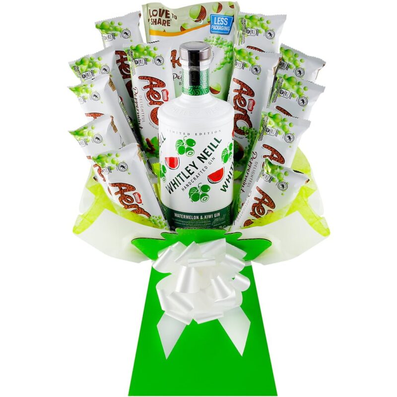 Aero Mint Chocolate & Alcohol Bouquet Hamper - Perfect Alcohol Gifts
