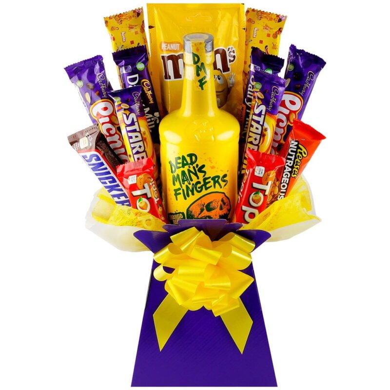 Nuts Chocolate & Booze Bouquet Hamper - Perfect Alcohol Gifts