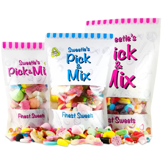 create your own pick and mix sweets pouch