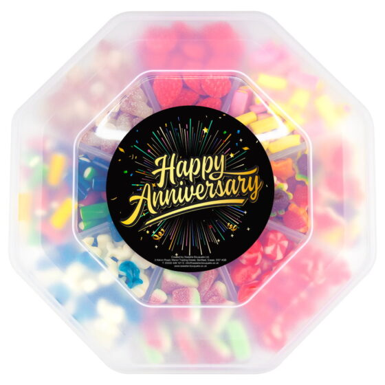 Happy Anniversary Pick & Mix Sweets Platter Anniversary Gift