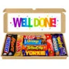 well done gift congratulations graduation variety chocolate hamper gift letterbox treatbox selection box