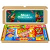 merry christmas secret santa gift Retro sweets hamper gift letterbox treatbox selection box